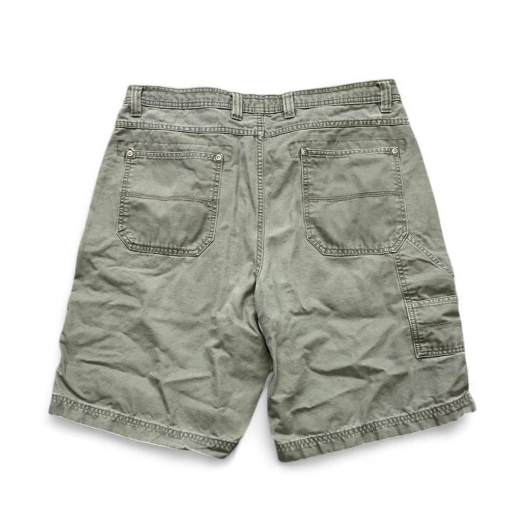 Sonoma Men's Size 36 Green Cargo Utility Shorts 100% Cotton Gorpcore